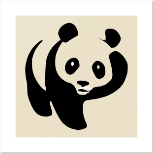 panda drôle Posters and Art